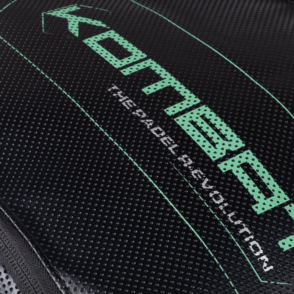 Kombat Padeltas Aqua Backpack Zwart Groen Logo