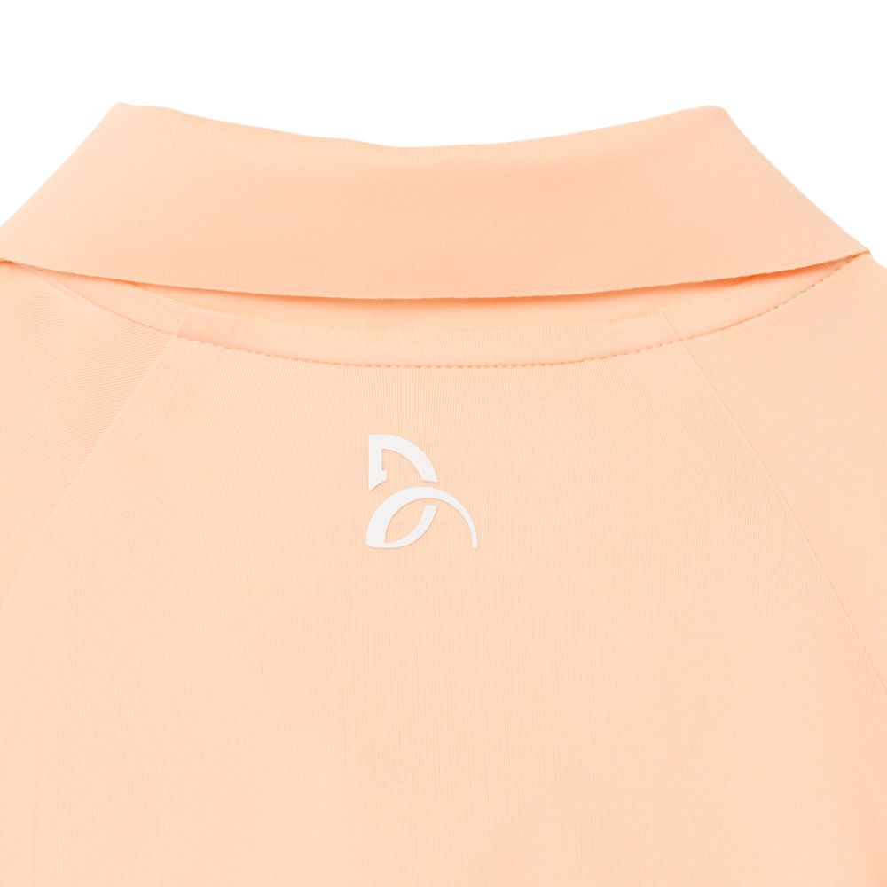 Lacoste Polo Tennis Novak Djokovic On Court Heren Oranje Bovenkant
