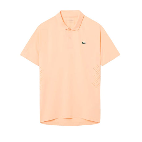 Lacoste Polo Tennis Novak Djokovic On Court Heren Oranje Groot