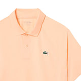 Lacoste Polo Tennis Novak Djokovic On Court Heren Oranje Rechts