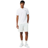 Lacoste Polo Tennis Novak Djokovic On Court Heren Wit Aanfoto