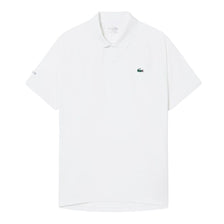 Lacoste Polo Tennis Novak Djokovic On Court Heren Wit Aanzicht
