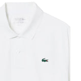 Lacoste Polo Tennis Novak Djokovic On Court Heren Wit Rechts