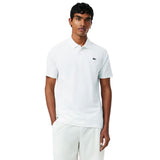 Lacoste Polo Tennis Novak Djokovic On Court Heren Wit
