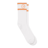 Lacoste Sportsokken Roland Garros Heren Wit Oranje 1 Paar