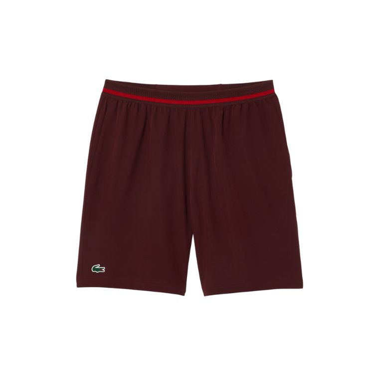 Lacoste Short Sport Novak Djokovic Stretch Heren Bordeaux