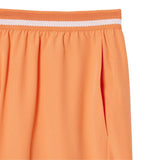 Lacoste Short Novak Djokovic Stretch Heren Oranje Wit Detail
