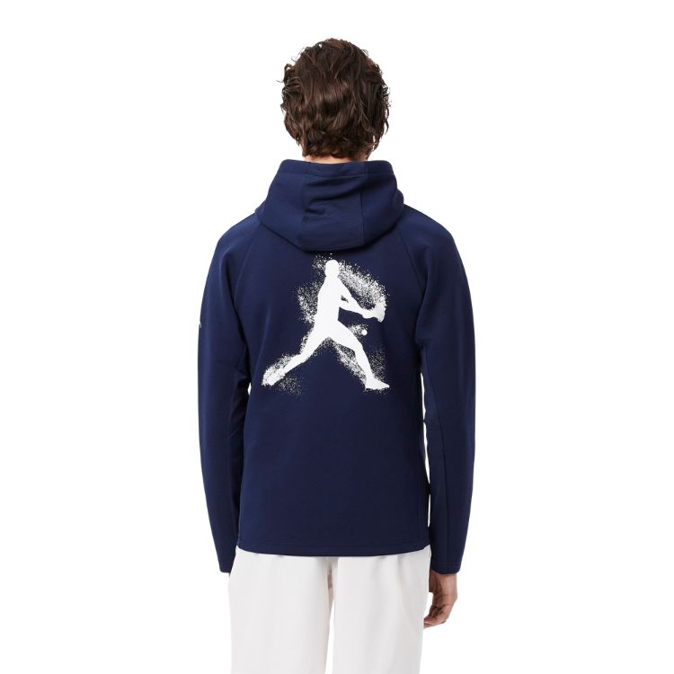 Lacoste Trainingsanzug Tennis Jogger Set Novak Djokovic Herren Marineblau
