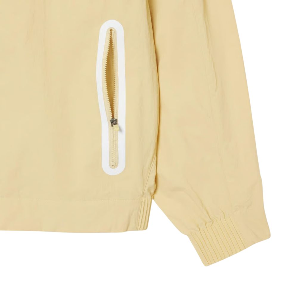 Lacoste Trainingspak Jogger Set Novak Djokovic Heren Geel jas detail