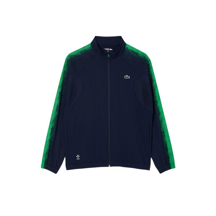 Lacoste Tennis Jogger Set Medvedev Herren-Trainingsanzug in Marineblau und Grün