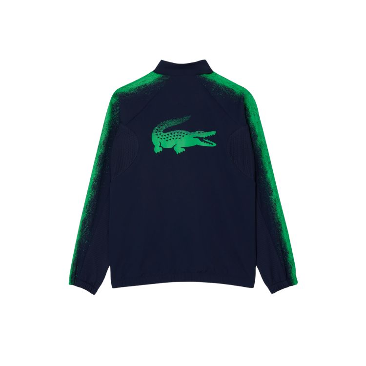 Lacoste Tennis Jogger Set Medvedev Herren-Trainingsanzug in Marineblau und Grün
