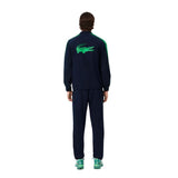 Lacoste Tennis Jogger Set Medvedev Herren-Trainingsanzug in Marineblau und Grün