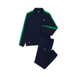 Lacoste Tennis Jogger Set Medvedev Herren-Trainingsanzug in Marineblau und Grün