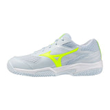 Mizuno Tennisschoen Padelschoen Break Shot 5 CC Dames Grijs Geel