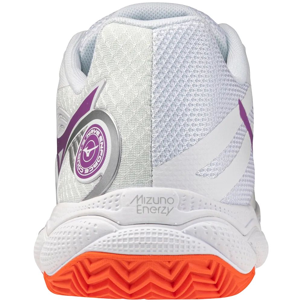 Mizuno Tennisschoen Padelschoen Wave Enforce Court 2 CC Dames Wit Achterkant