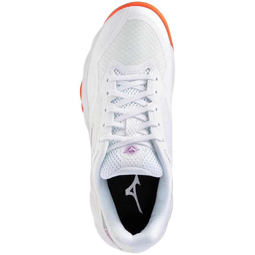 Mizuno Tennisschoen Padelschoen Wave Enforce Court 2 CC Dames Wit Bovenkant