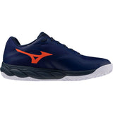 Mizuno Tennisschoen Padelschoen Wave Enforce Court CC Heren Blauw Voorkant