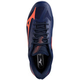 Mizuno Tennisschoen Padelschoen Wave Exceed Court CC Heren Blauw Oranje Bovenkant