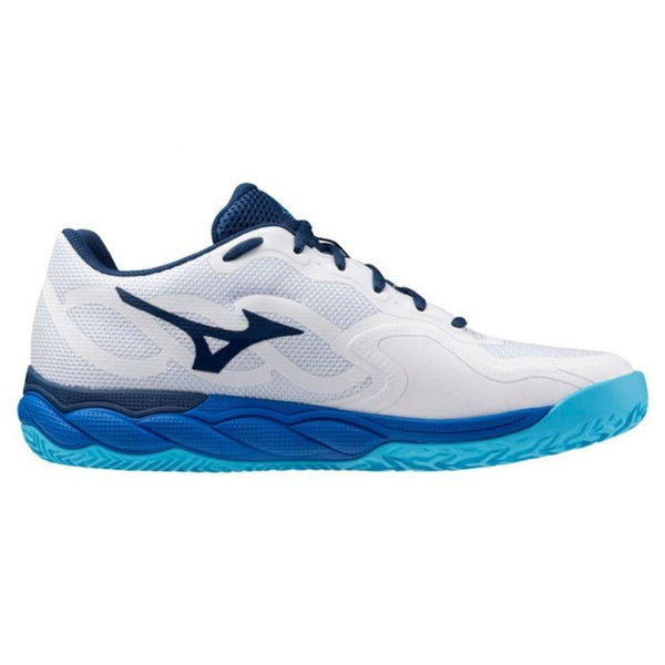 Mizuno Tennisschoen Padelschoen Wave Enforce Court Heren Blauw Wit