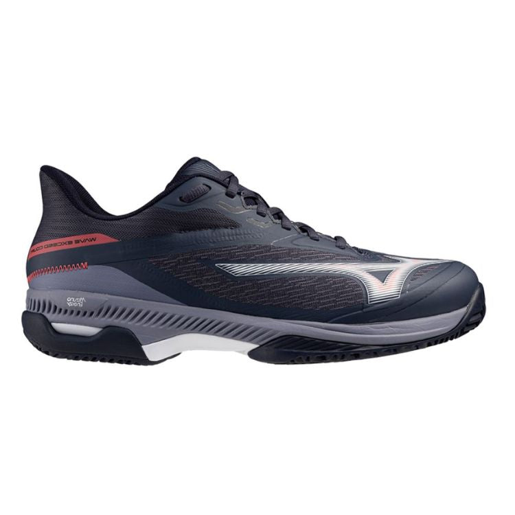 Mizuno Tennisschoen Padelschoen Wave Exceed Court CC Heren Grijs