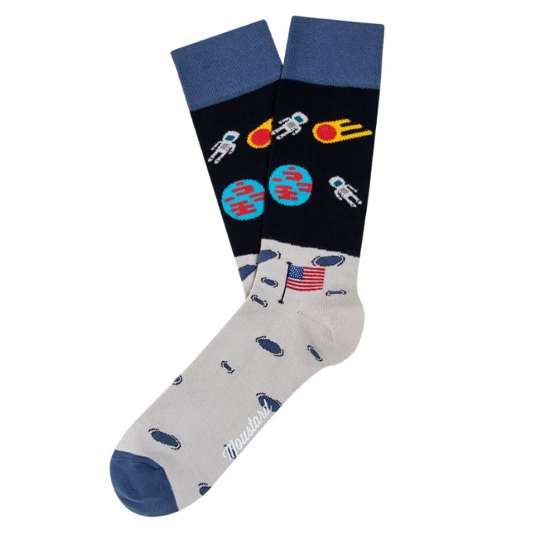 Moustard Socks Space Giftbox Heren Sokken Geschenkbox - 4 Paar