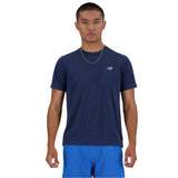 New Balance T-Shirt Athletics Herren Marineblau