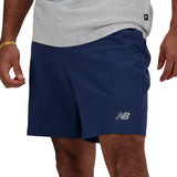 New Balance Short Sport Essential 7" Herren Marineblau