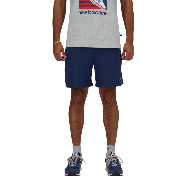 New Balance Short Sport Essential 7" Herren Marineblau