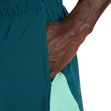 New Balance Short Tournament Novelty Heren Groen