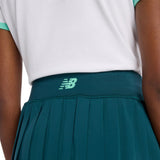 New Balance Skort Tournament Novelty Dames Donkergroen Achterkant