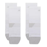 New Balance-Sportsokken-Quarter-Unisex-Wit-2-Pack