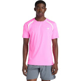 New Balance T-Shirt Tournament Novelty Heren Roze