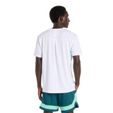 New Balance T-Shirt Tournament Novelty Heren Wit