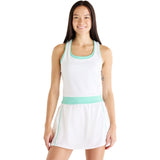 New Balance Tanktop Tournament Novelty Dames Wit Groen
