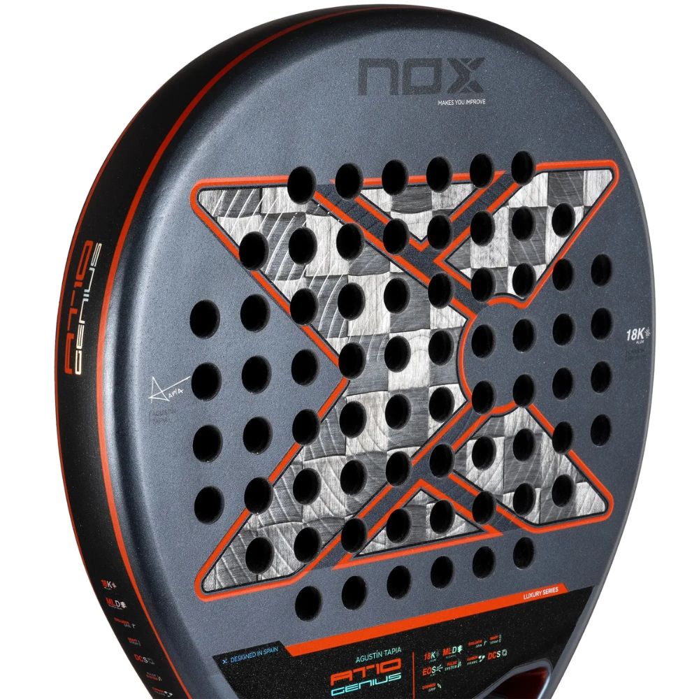 Nox Padelracket Luxury Genius AT10 18k Tapia