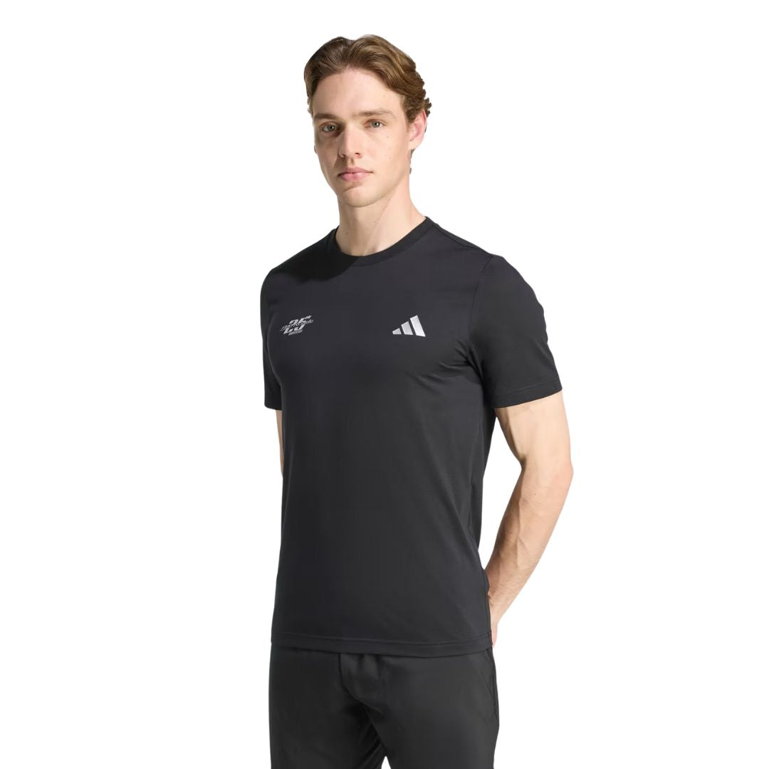 Adidas T-Shirt Graphic Tee Barricade 25th Zwart