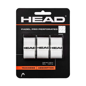 HEAD Overgrip Padel Pro Perforated Wit 3 Pack