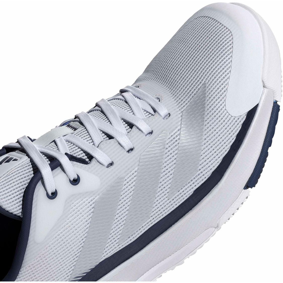 Adidas Crazyquick LS Padelschuhe für Herren, Weiß und Blau
