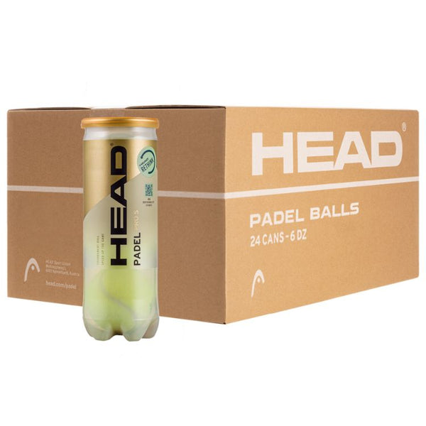 HEAD Padelballen Padel Pro S Doos 24 x 3 Ballen