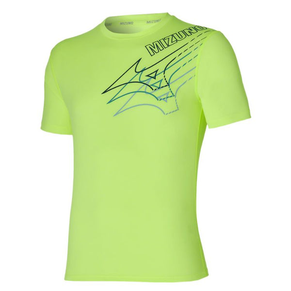 Mizuno T-Shirt Core T-Shirt Herren Lime