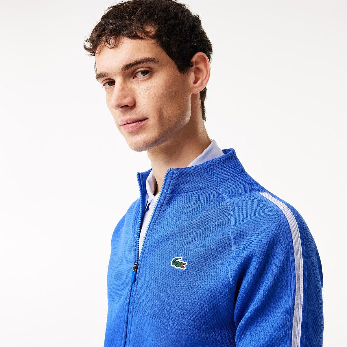 Lacoste Jack X Novak Djokovic Sportjacke Herren Blau