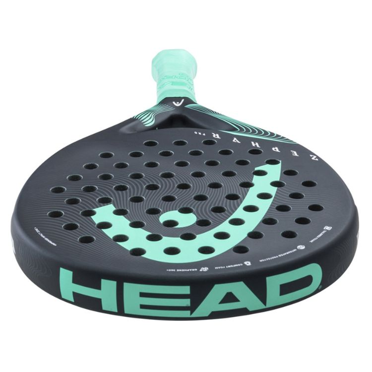 HEAD Padelracket Zephyr Pro 2023 Zwart Groen