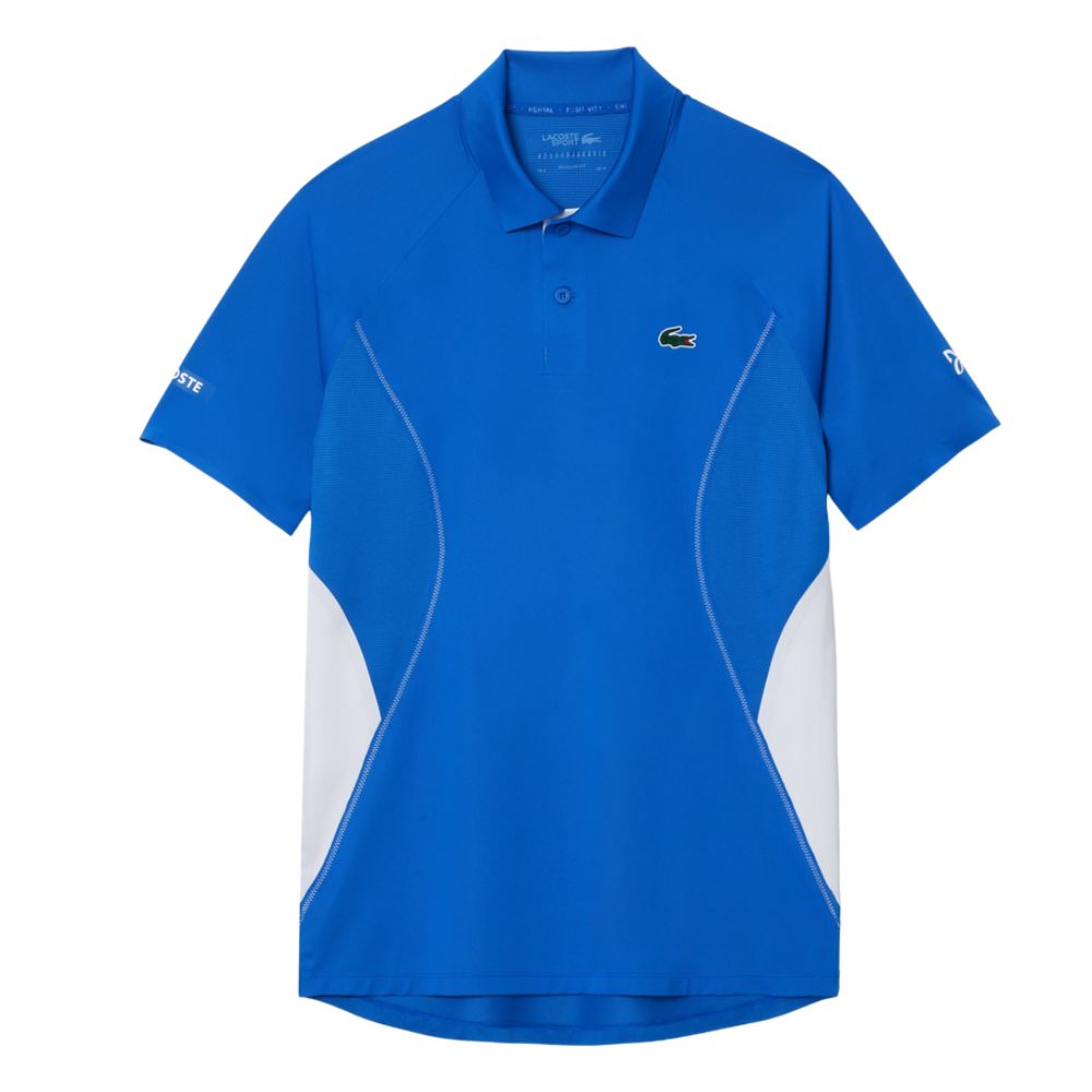 Lacoste Poloshirt Sport Novak Djokovic Ultra-Dry Herren Blau