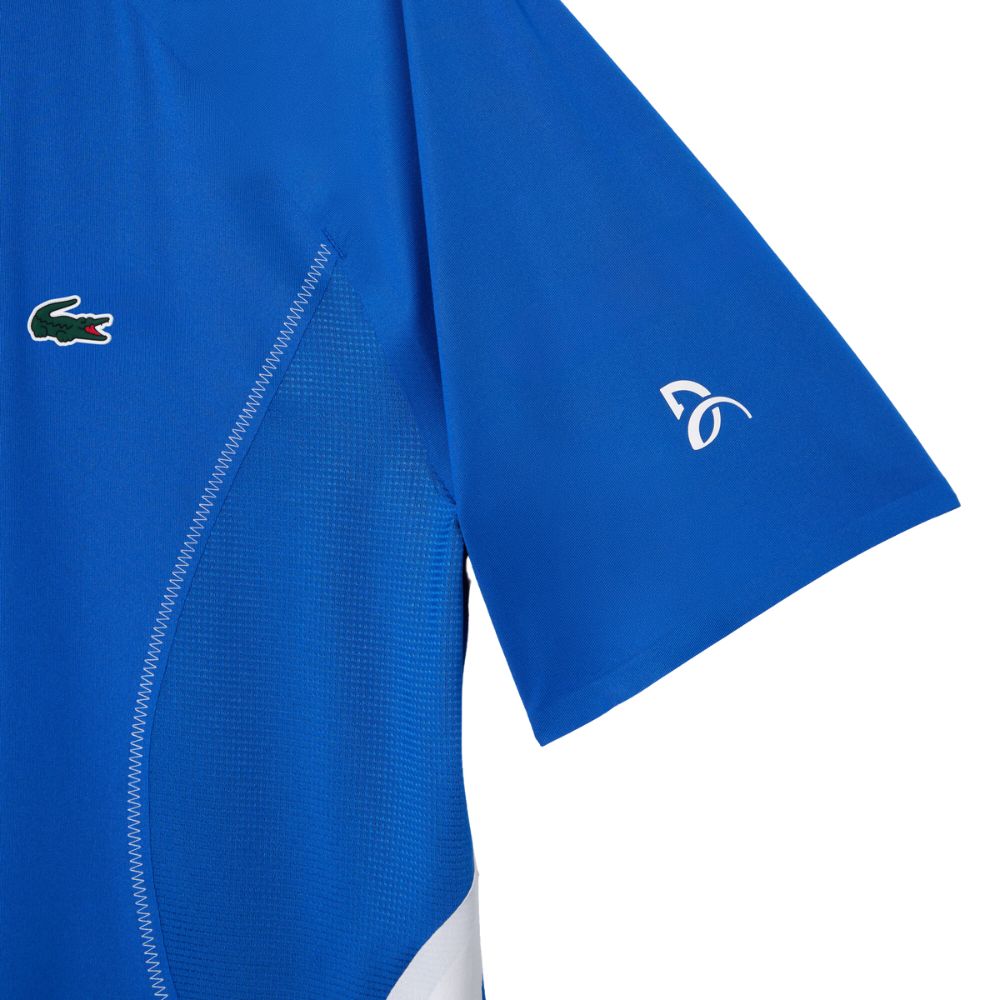 Lacoste Poloshirt Sport Novak Djokovic Ultra-Dry Herren Blau