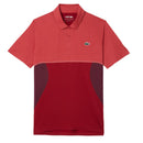 Lacoste Polo Shirt Sport Novak Djokovic Ultra-Dry Heren Roze Rood
