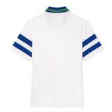Lacoste Poloshirt HP Roland Garros Edition DaniiL Medvedev Sport Polo 03 Herren Weiß Blau