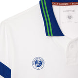 Lacoste Poloshirt HP Roland Garros Edition DaniiL Medvedev Sport Polo 03 Herren Weiß Blau