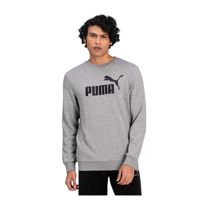 Puma Sweatshirt Essential Big Logo Crew Heren Grijs