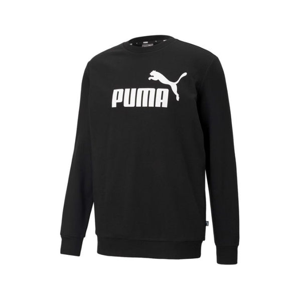 Puma Sweatshirt Essential Big Logo Crew Heren Zwart