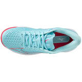 Mizuno padelschoen blauw detail  